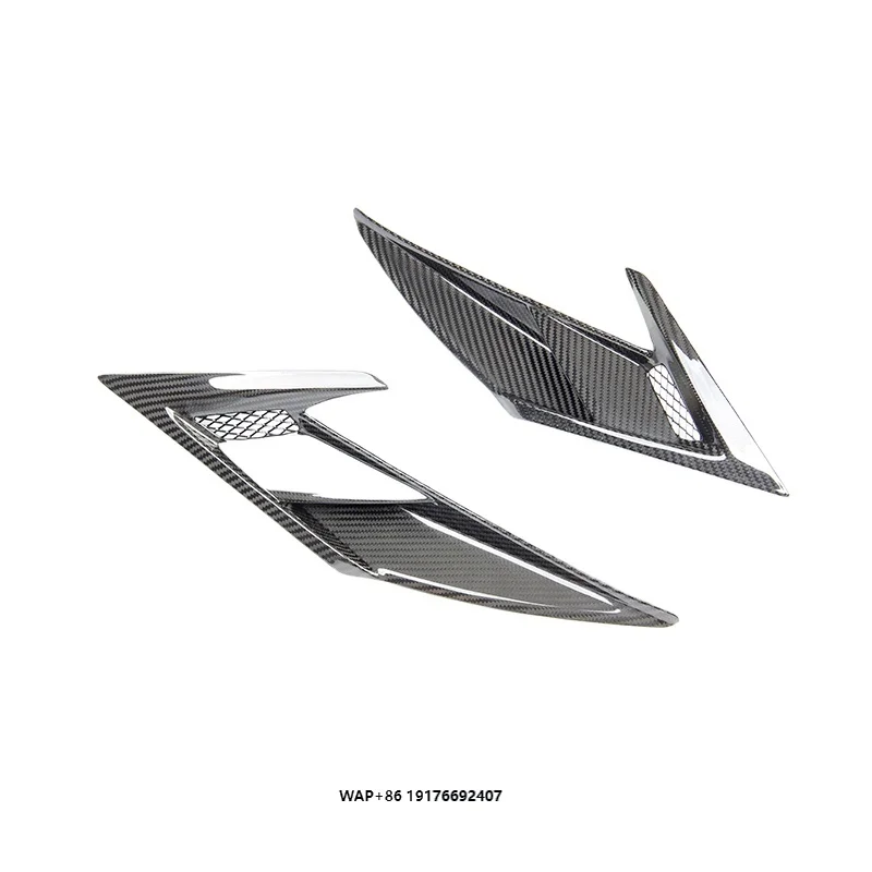 

PT Style Dry Carbon Fiber Car Front Bumper Vent forFerrari F8 Body Kit 2019-2021