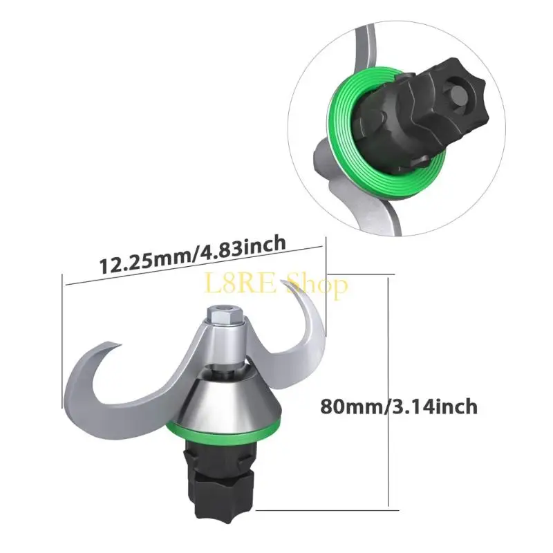 L8RE 믹서 헤드 반죽 절단기 다기능 믹싱 헤드는 손쉬운 혼합을위한 헤드
