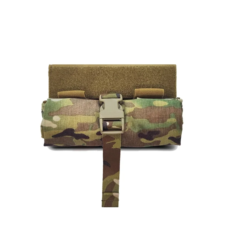 Tactical Molle Pouch Airsoft EDC Abdominal Dump Pouch Lower Hanging Recycling Extended Multicam Foldable Waist Bag Gear