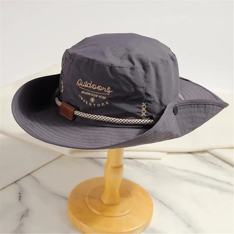 

39BB Moisture Wicking Sunproof Bucket Hat Adjustable Fisherman Hat for Adult Unisex