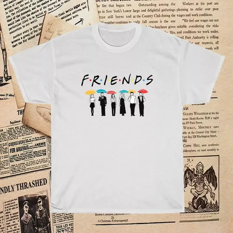 Neues T-Shirt mit dem Logo der Fernsehserie „New Friends“ für Herren, lustiges Design, erhältlich in den Größen S bis 5XL.