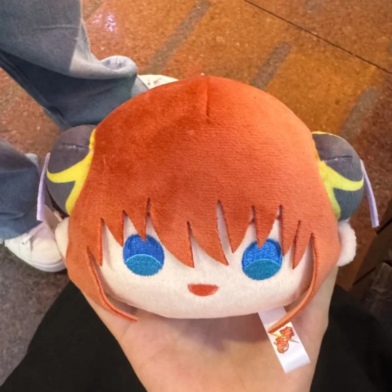 In Stock Genuine Gintama Q-Version Anime Peripheral Character Model Plush Ball Pendant Birthday Cute Gifts Kid Backpack Pendant