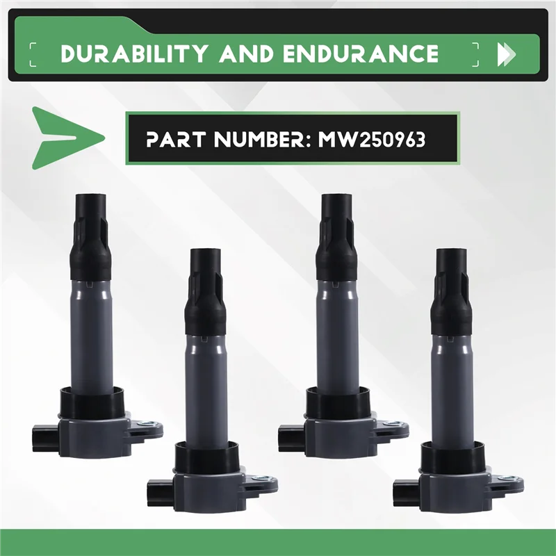 

4 шт. автомобильная катушка зажигания, провод зажигания, круг MW250963 для Brilliance V5 1,6 MITSUBISHI-N25R