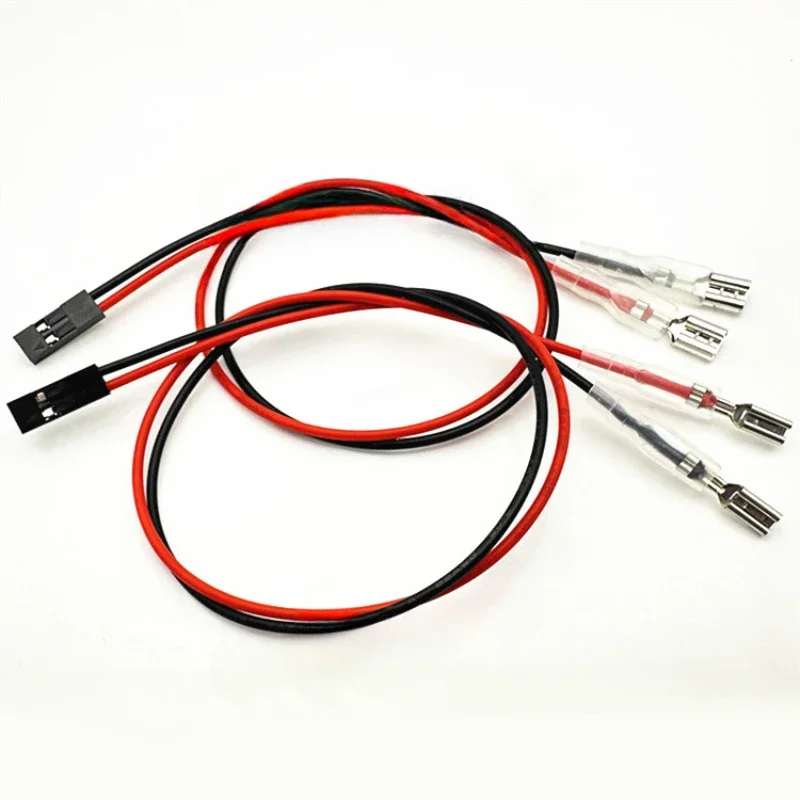 

1/5/10Pcs/lot Dupont 2.54mm to Plug spring terminal wire 2.8mm/4.8mm switch line socket spring belt cable wire harness 30cm