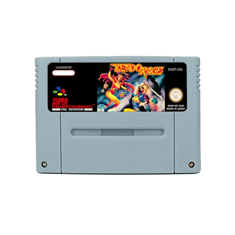 Kendo Rage Action Game per SNES 16 Bit Retro Cart regalo per bambini