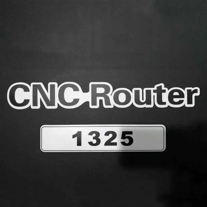 1PC Caution Sign  Engraving Machine Safety Sign PVC Label X/Y/Z Axis Sticker 1325 Signage CNC Switch Emergency Stop Paste