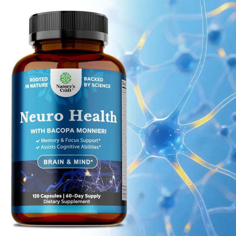 Neuro Health Supplement - Relieve Muscle Cramps, Supports Healthy Nerve Function and Neurotransmitters, Improve Memory