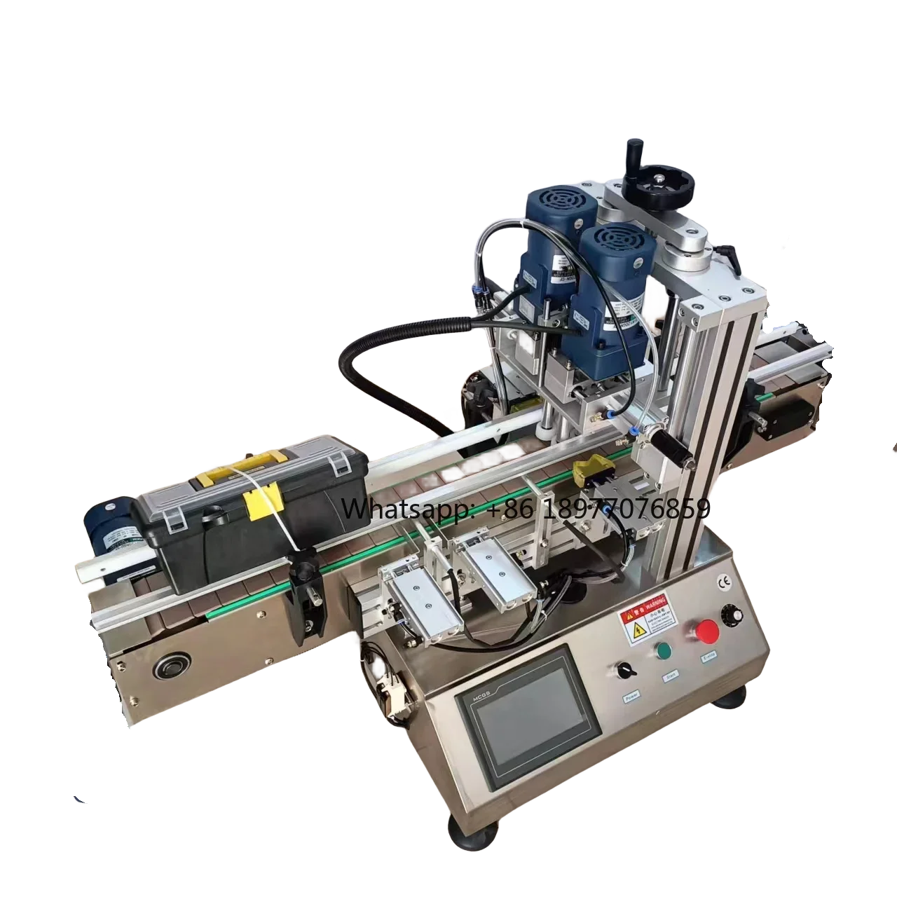 LT-150 Desktop Round Bottle Labeling Machine-Automatic Electric Touch Screen Digital Inkjet Printer