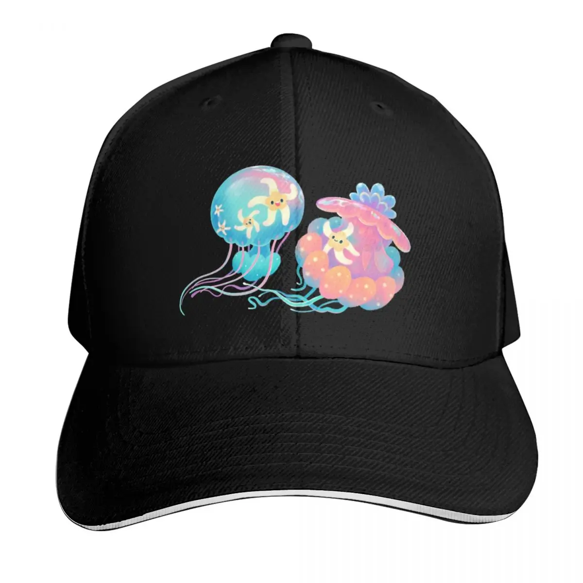 Jellyfish bus Baseball Cap Outdoor Golf Running Hiking Summer Beach Travel Streetwear Hip Hop Trendy