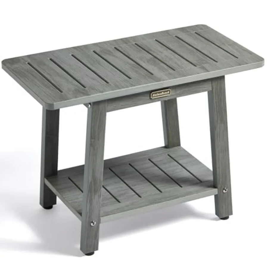 

HDPS Shower Bench Seat for Inside Shower Waterproof Shower Stool for Shaving Legs Poly Lumber Shower Chair Seat Bathroom Shower
