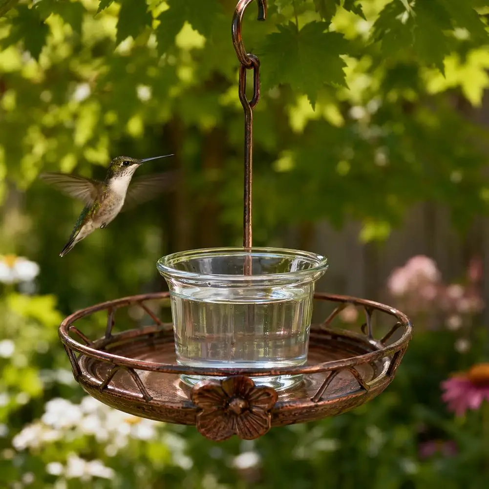 Canary Feeder Replacement Cup Glass Bird Feeder Cup Glass Bird Feeder Replacement Cups Weatherproof Hanging for Hummingbirds