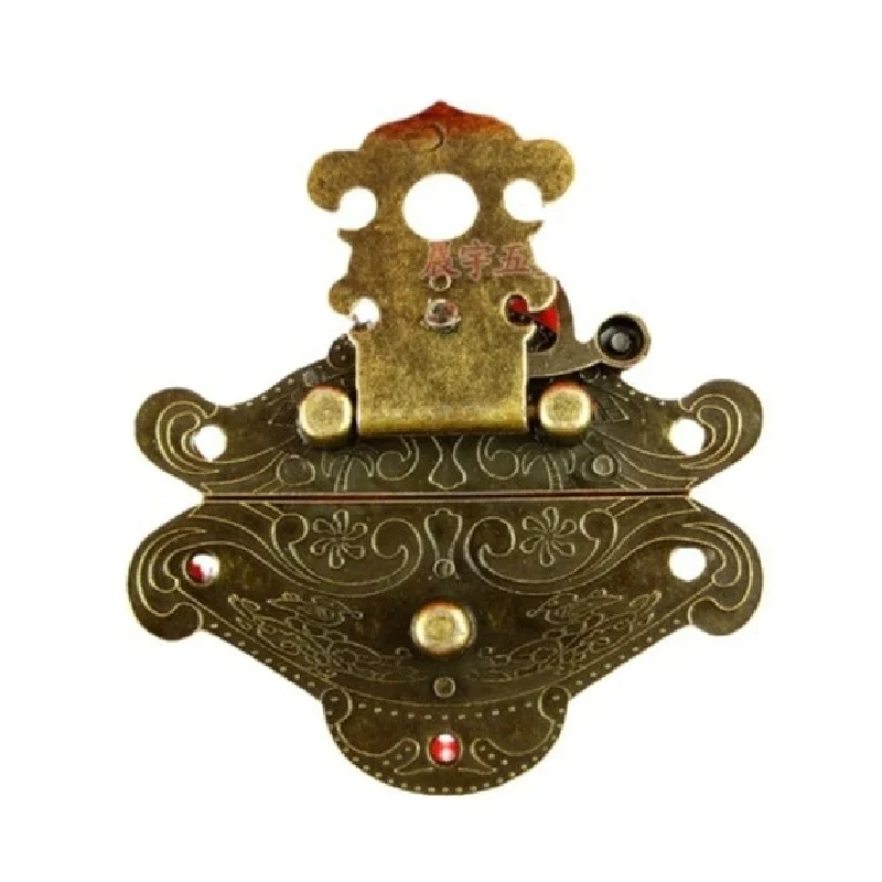 5PCS Wooden Box Buckle Wooden Box Jewelry Box Pearl Box Lock Plate Buckle Gift Box Hardware Accessories Lock Buckle Buckle