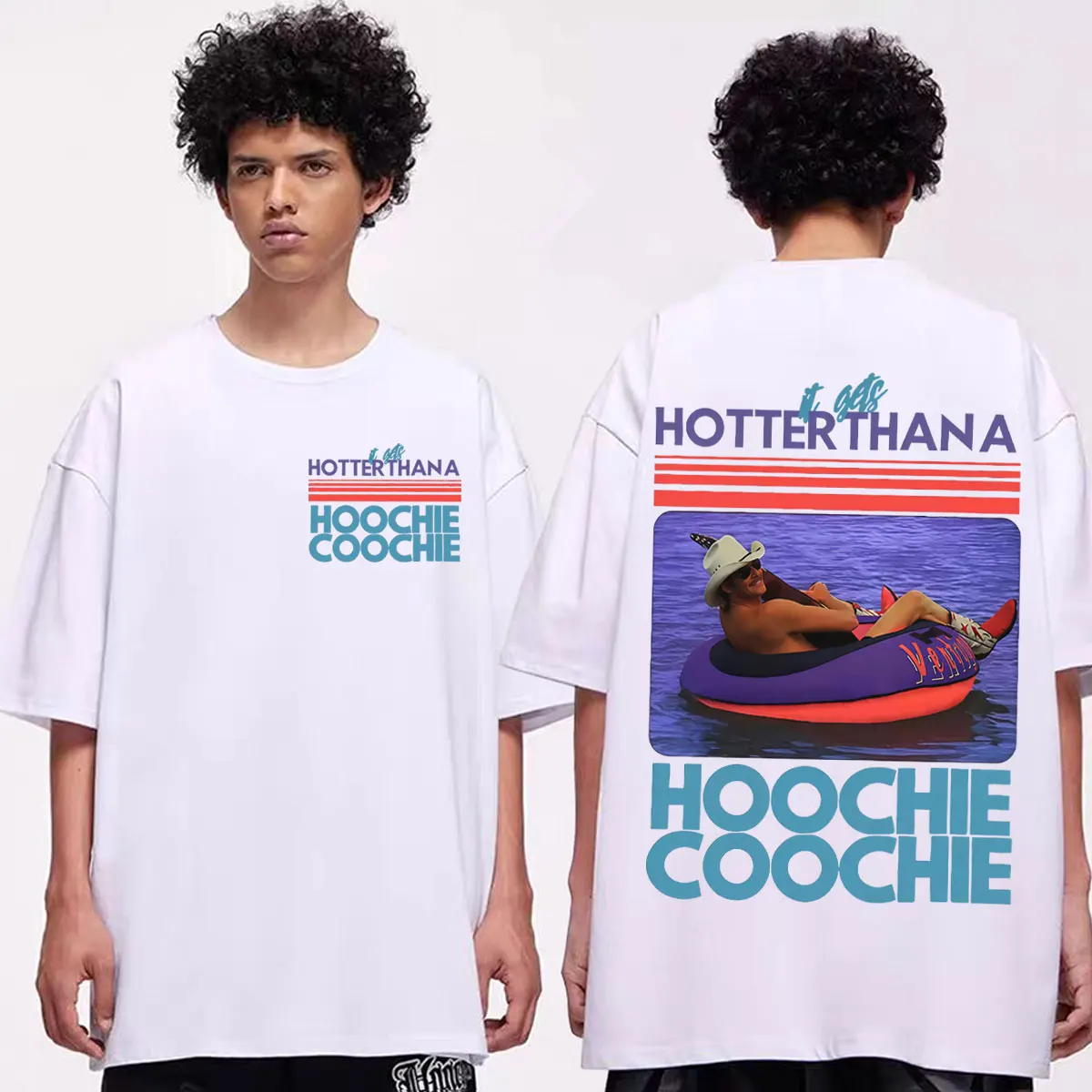 

Hotter Than A Hoochie Coochie Meme T-shirt Unisex Summer Casual Cotton T-shirts High Street Fashion Trend Short Sleeve T Shirt