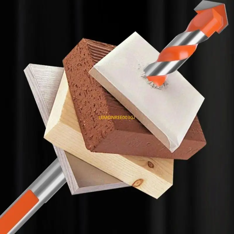 M4YC 5/6/7Pcs Electric Tool Metal Drill Bit Hammer Concrete Ceramic Tile Drill Bits