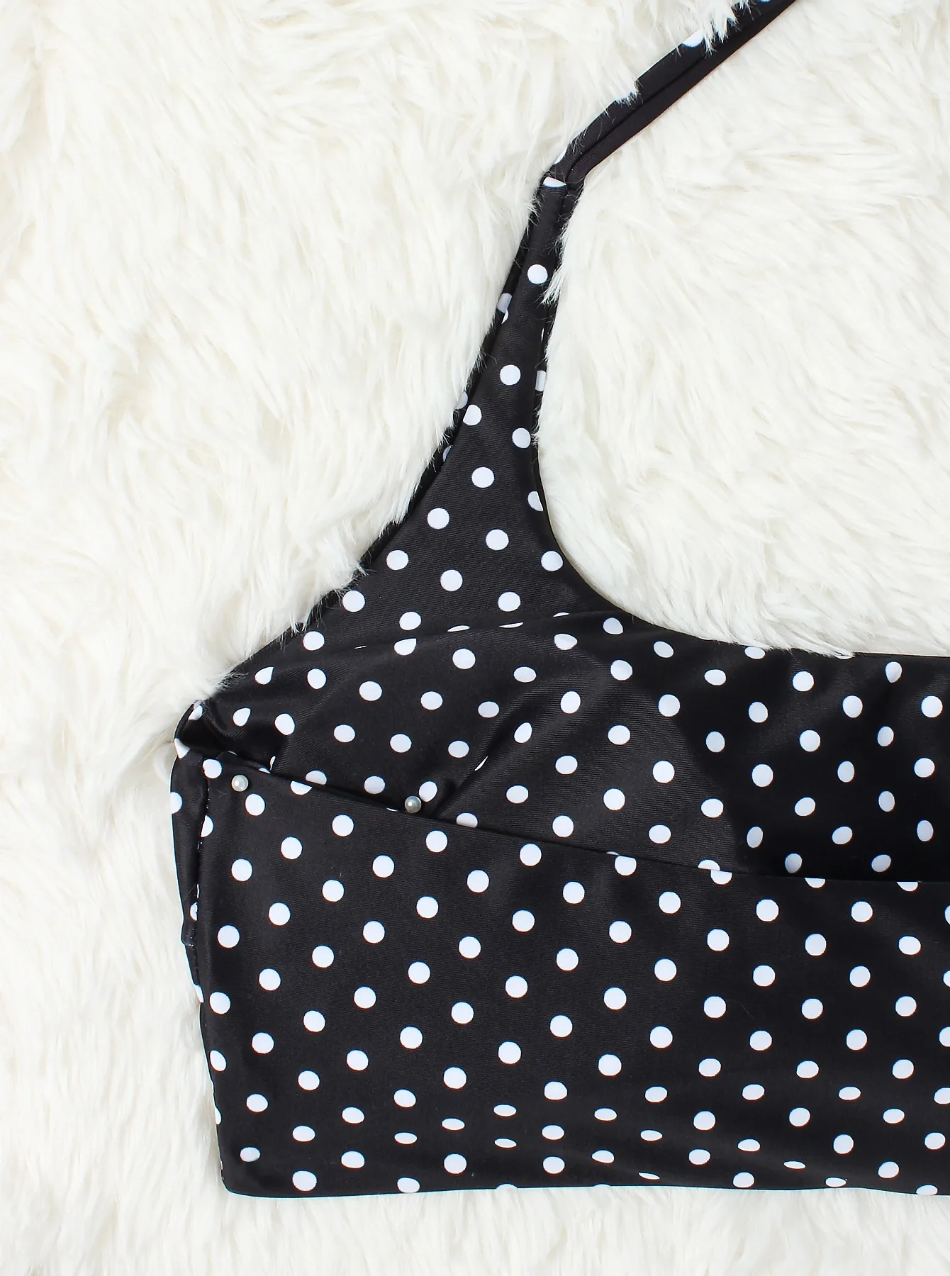 2026 Polka Dot Print Bikini Sexy Strap Split Swimsuit for Beach Vacation - New Stylish Women's Swimwear