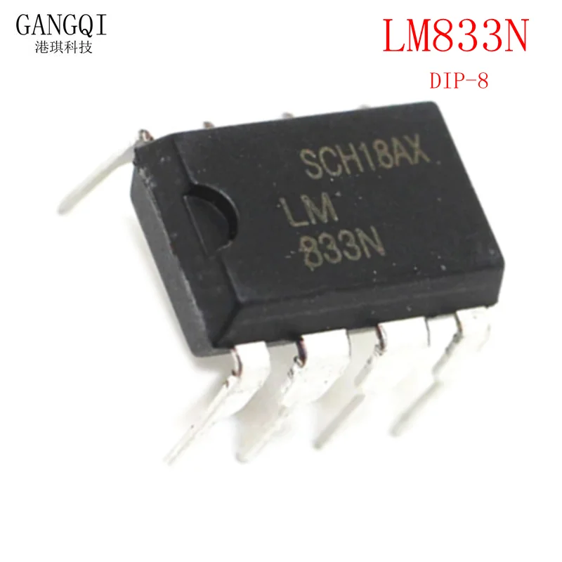 

10 шт./лот LM833N LM833 DIP-8 новая микросхема на складе
