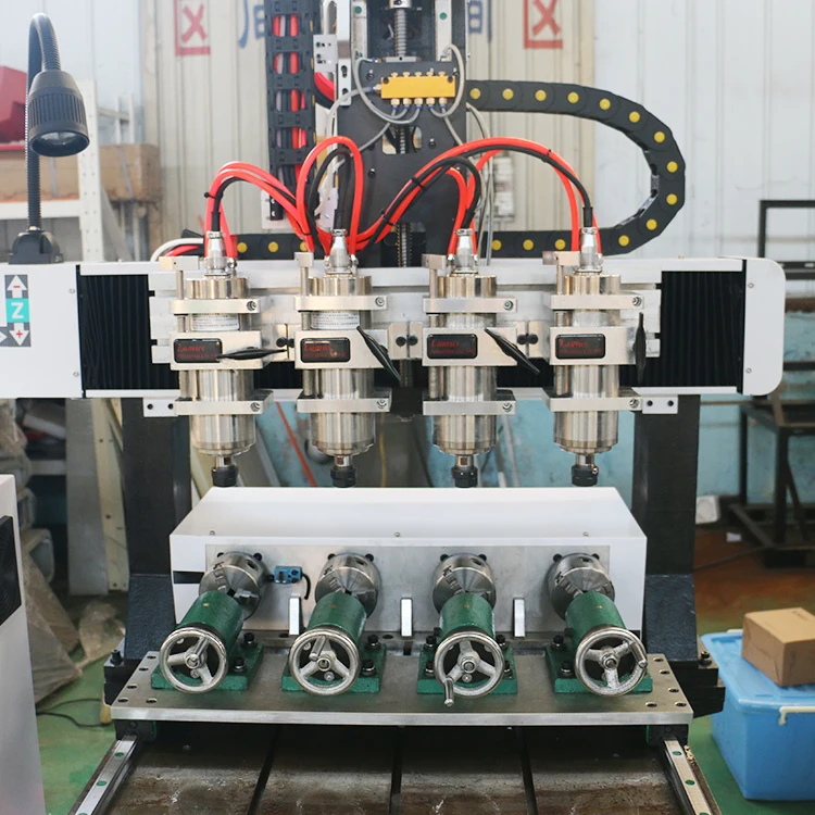 Small Multi Head 4 Axis Mini C - Woodworking Cnc Router Machine Price ulasan dan harga