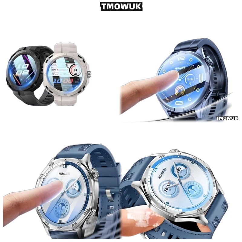 

For Huawei Watch GT5 GT4 GT3 GT2 Pro GT, Anti-Glare Tempered Glass, Easy Snap-On Feature.