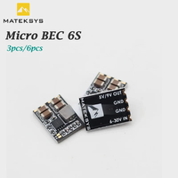 Matek Systems Micro BEC 6S IN 6-30V out 5V/9V-ADJ,1.5A Step-down Regulator for RC FPV Racing Drone