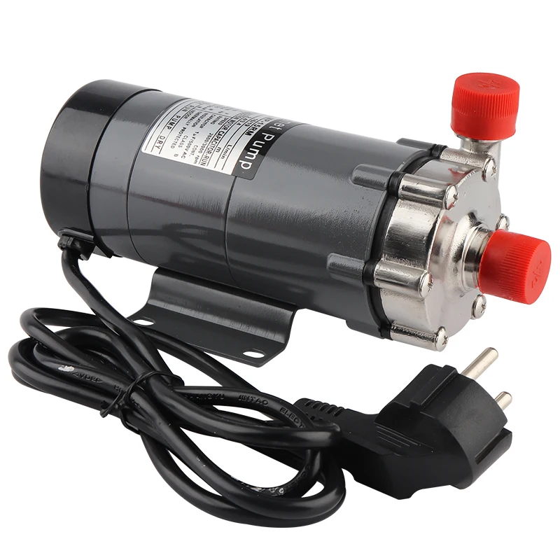 

Magnetic Drive Pump, Food Grade High Temperature Stainless Head Magnetic Pump 15RM with 1/2" NPT Thread Home Brew