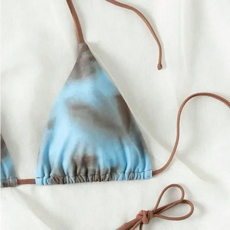 التعادل صبغ مثير البيكينيات 2025 المايوه النساء ملابس السباحة رفع الإناث الشاطئ ملابس سباحة حريمي لباس سباحة البرازيلي مجموعة البكيني بركة السباح