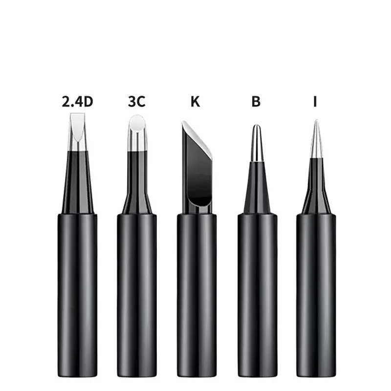 1 قطعة/الوحدة الأسود خالية من الرصاص سبيكة لحام تلميح 900M-T-I 900M-T-IS 900M-T-K لحام محطة لحام الحديد نصائح