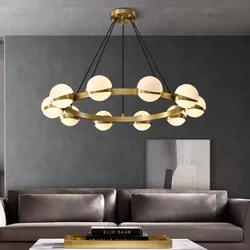 Modern Acrylic circular LED Pendant Lights for Living Dining Room Kitchen Table Bedroom Home Decor Hanging lamp lusters Fixture