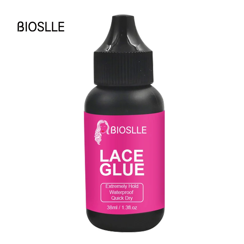 BIOSLLE 38ML 1.3oz Waterproof Hair Glue Lace Wig Adhesive Sweat Proof Strong Hold Lace Glue