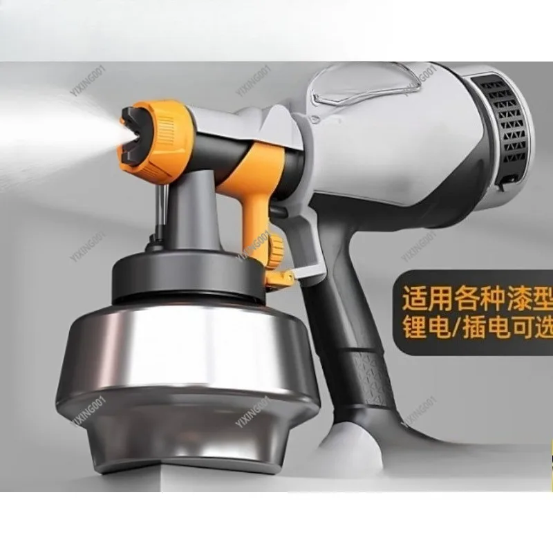Cordless Electric Paint Sprayer Lithium Powered for Latex Paint Wall Spraying All-in-One Tool