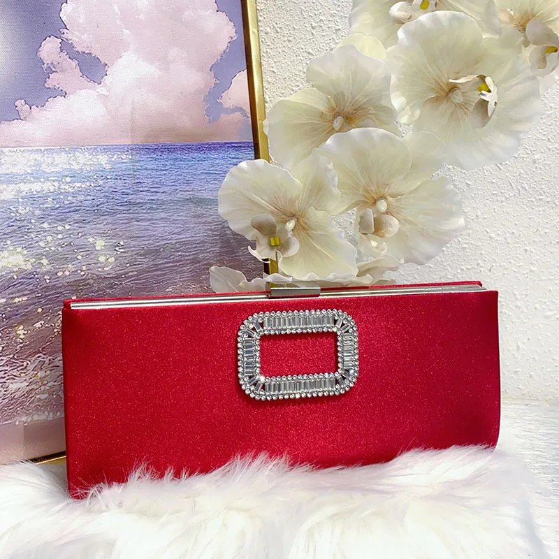 

Темперамент Простая обеденная сумка, инкрустированная бриллиантами, европейская и американская бархатная банкетная сумка-клатч, вечернее женское платье