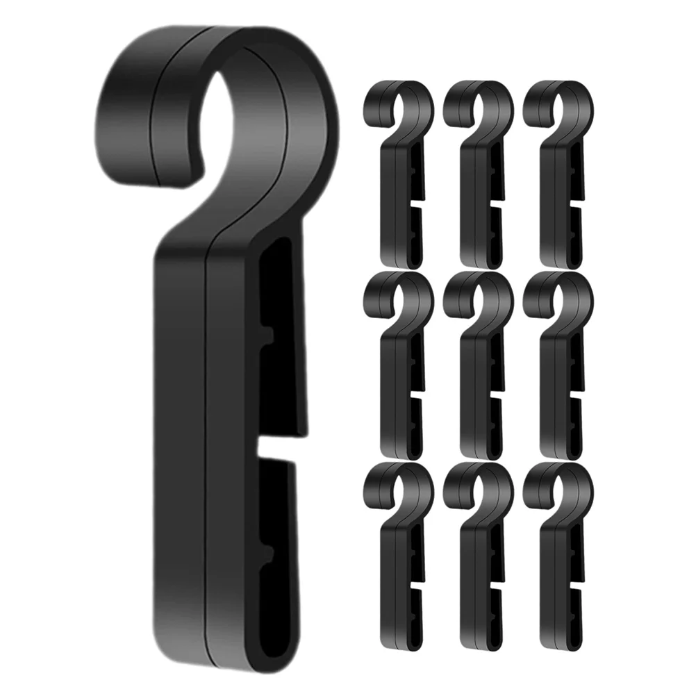 

20pcs Headlight Buckle Hard Hat Clips Mounting Hook for Work Lightweight Secure Install Lamp Accessories Replacement