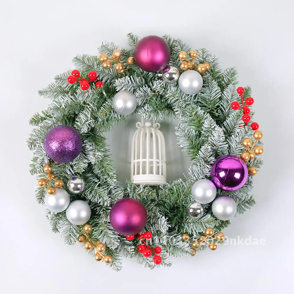 

New Purple Birdcage Decorative Garnish Christmas Decorative Garnish