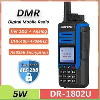 Baofeng DR-1802U Walkie Talkie DMR Digital Radio AES256 Encryption 2200mah 1024CH Long Range UHF400-470MHZ Upgrade BF-1802L BFH7