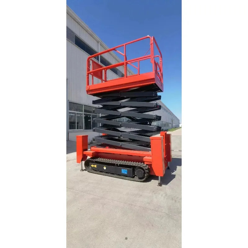 Hydraulischer Lastenaufzug, Aufzug, Lagerhäuser, elektrische Scheren-Tischlift, neuer Zustand, 6 m, Min. Hubhöhenkern inkl. Motorpumpe