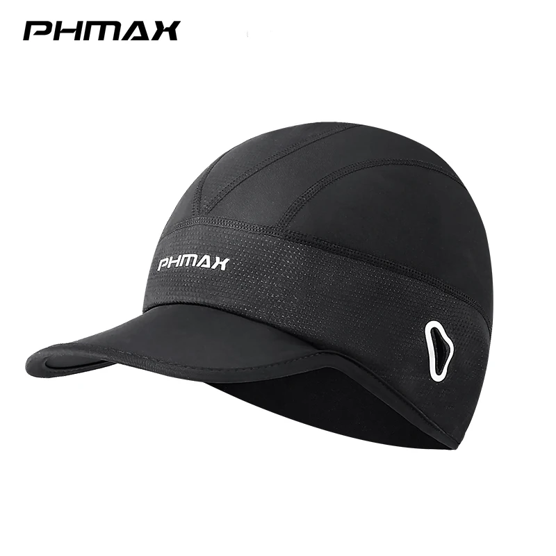 PHMAX Winter Cycling Cap Thermal Cycling Skull Cap Bike Helmet Liner Running Skiing Motorcycle Hat Men Women MTB Fleece Hat