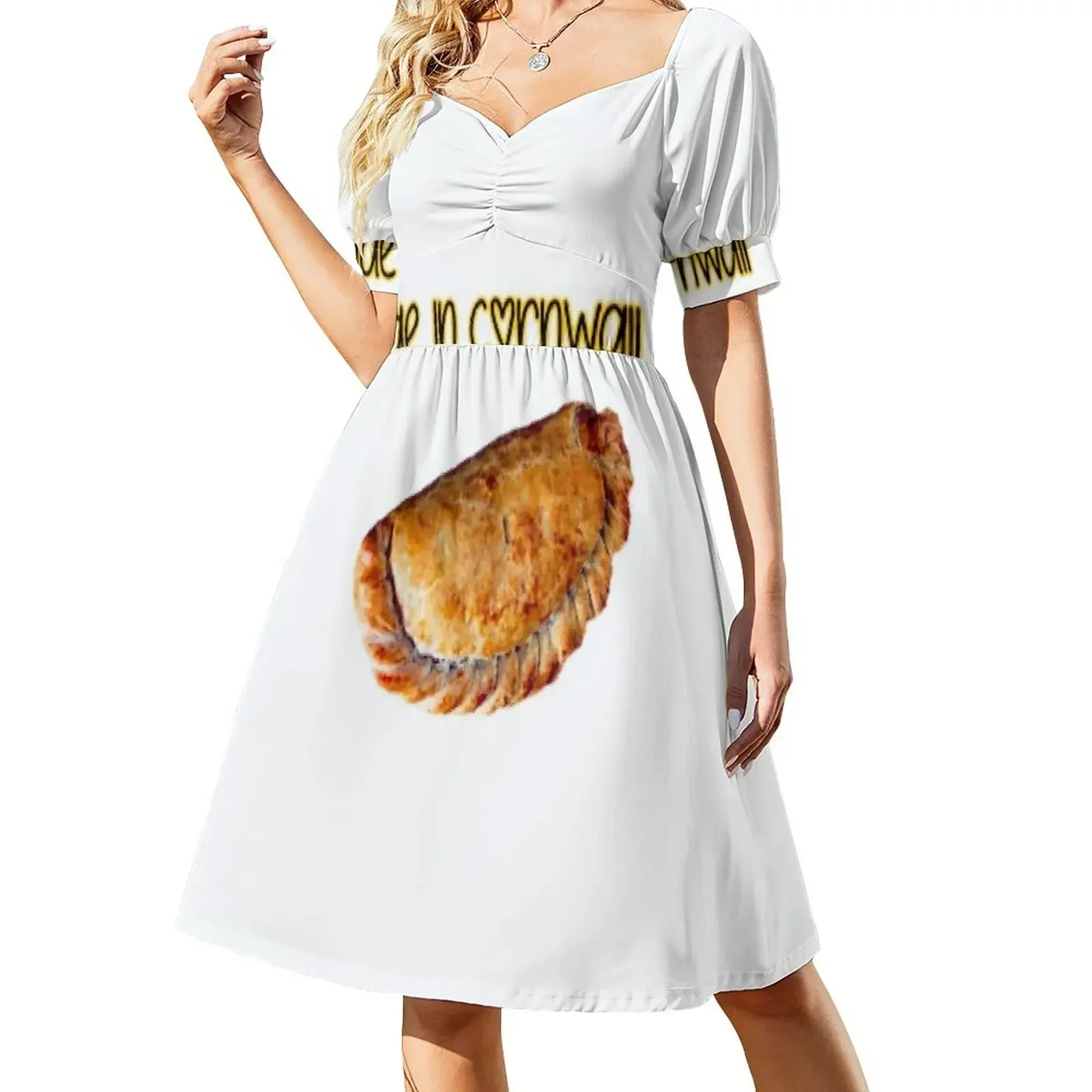 

Cornish Pasty Short-Sleeved Dress women's luxury party dress dresses summer woman 2025