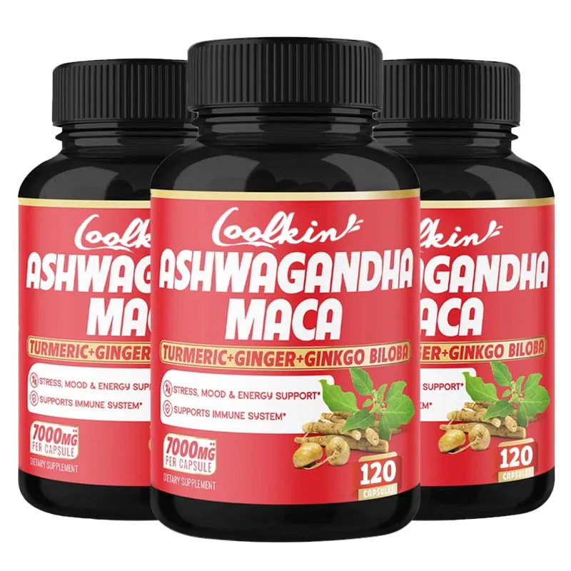 Ashwagandha and Maca Supplements - Male Supplements, Stamina & endurance, Supports Reproductive Health