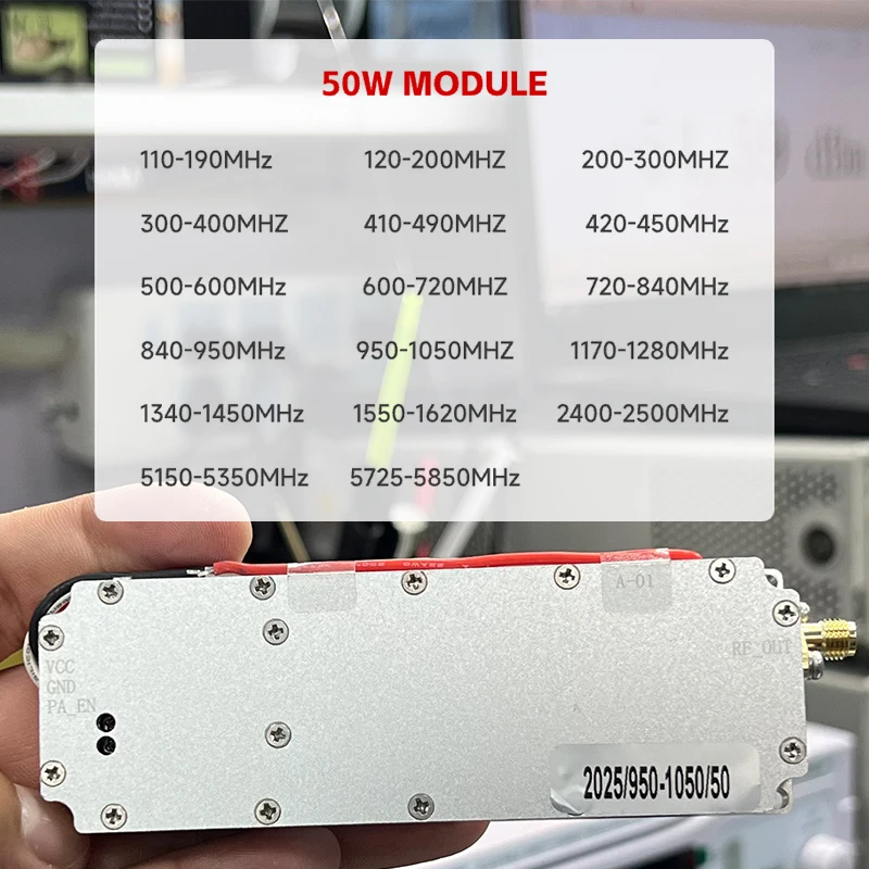 Рисунок 5 - 50W 100-120Mhz диапазон 100-3000MHz