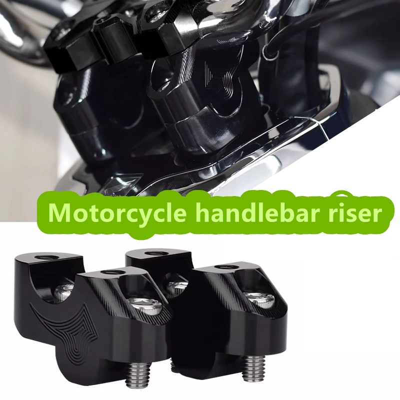 Motorcycle handlebar riser Motocross Heightening Clamp Mount for Honda PCX160 PCX150 PCX125 Modification accessories Black color