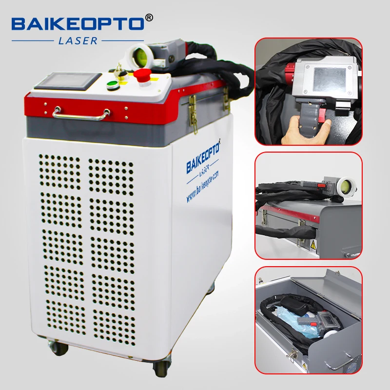 2023 New 300w Laser Cleaning Machine for Metal Rust Oxide Painting Coating Removal Gun