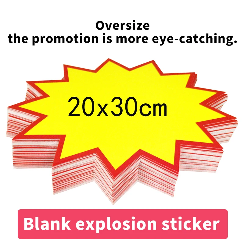 20-50 Pcs POP Explosion Advertising Display Poster Promotions Sale Paper Card Board Price Label Tag Signage "Thumb OK" In Store