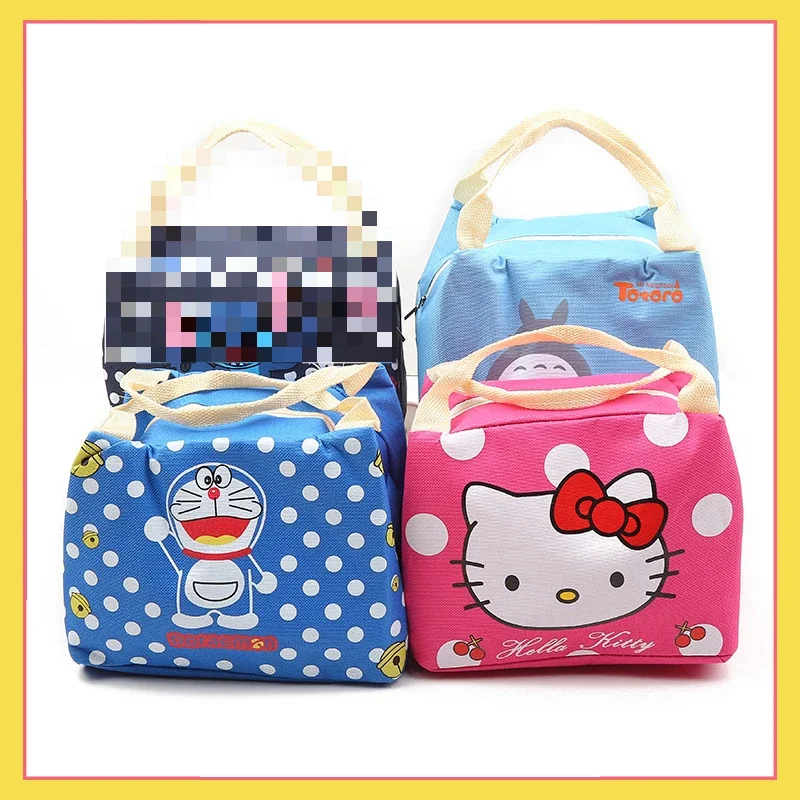 Anime Totoro Doraemon HelloKitty Handbag Refrigerated Portable Office Insulated Bag Ice Storage Milk Ice Pack Ice Pack Fresh Bag