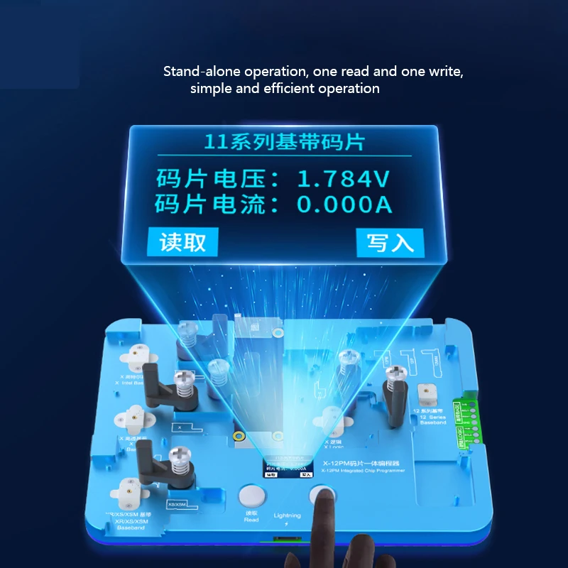 JCID Baseband EEPROM Chip Programmer For iPhone X-15 Pro MAX Motherboard Data Read/Write Non-removal Module