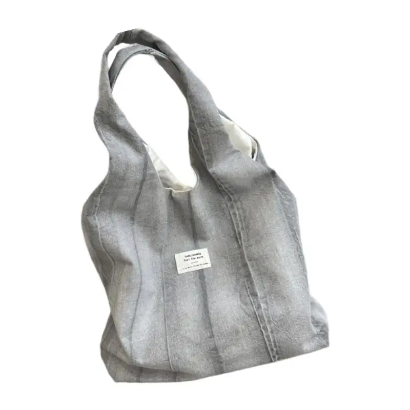 

X5XA Просторная внутренняя сумка через плечо для женщин, удобная сумка для покупок на ремешке, современная сумка-портфель на