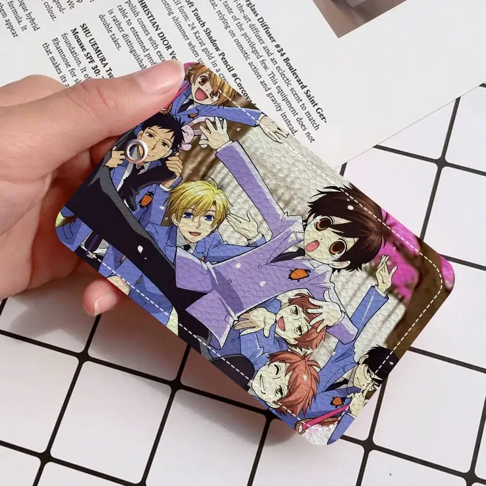 

Anime Ouran High School Host Club Cute Cartoon Inteated Elevator Card Acc Control Card Keychain Protective Cover Gift Keychain