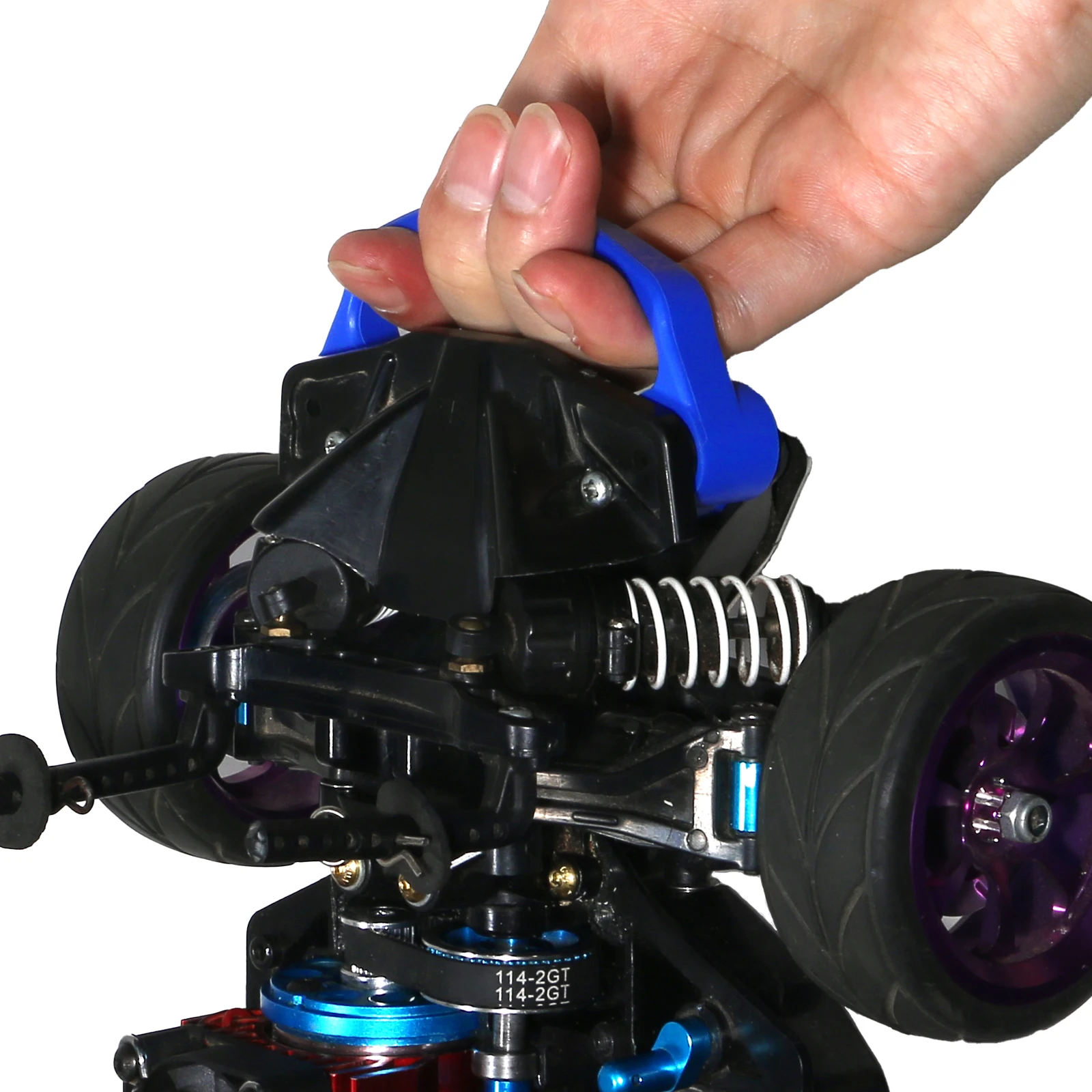 TAMIYA TT02 TT01 Maniglia del telaio Paraurti posteriore per TT-01 TT-02 1/10 RC Auto Parti di aggiornamento Accessori