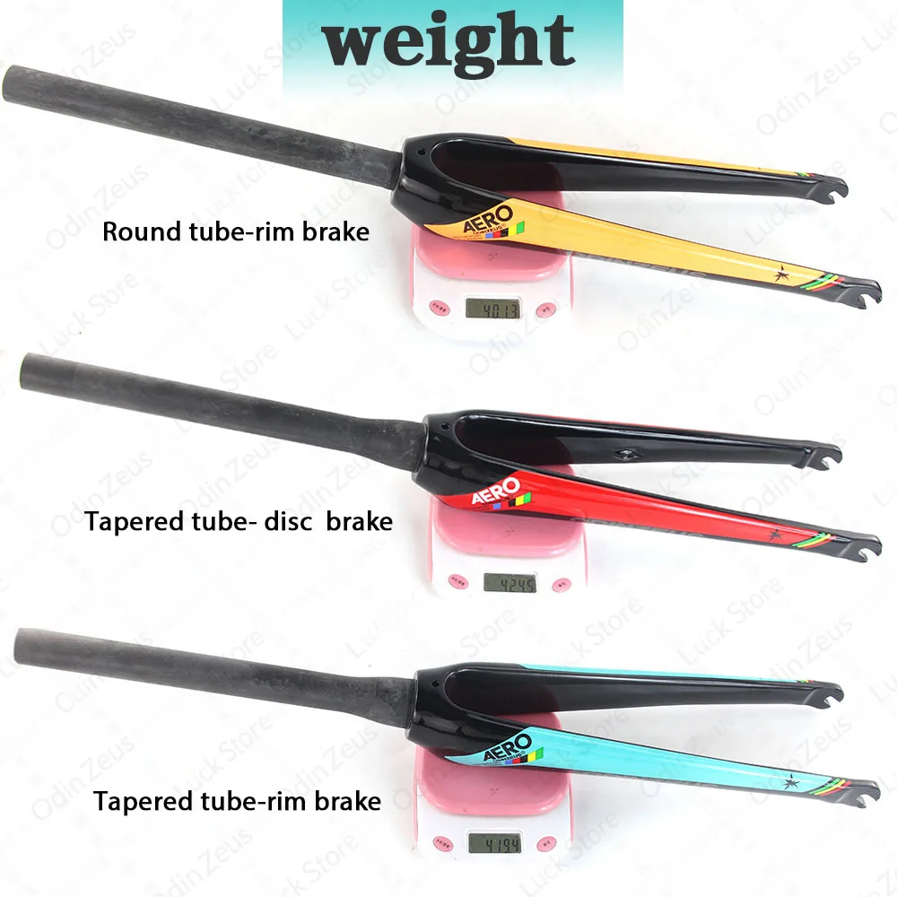 

Tapered tube/round tube rim/disc brake/JAVAquick release carbon fiber front fork,disc brake/rim brake road front fork for riding