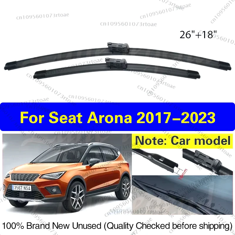 

Для Seat Arona 2017 2018 2019 2020 2021 2022 2023 стеклоочиститель передние щетки стеклоочистителя лобовое стекло чистое окно автомобильные щетки от дождя