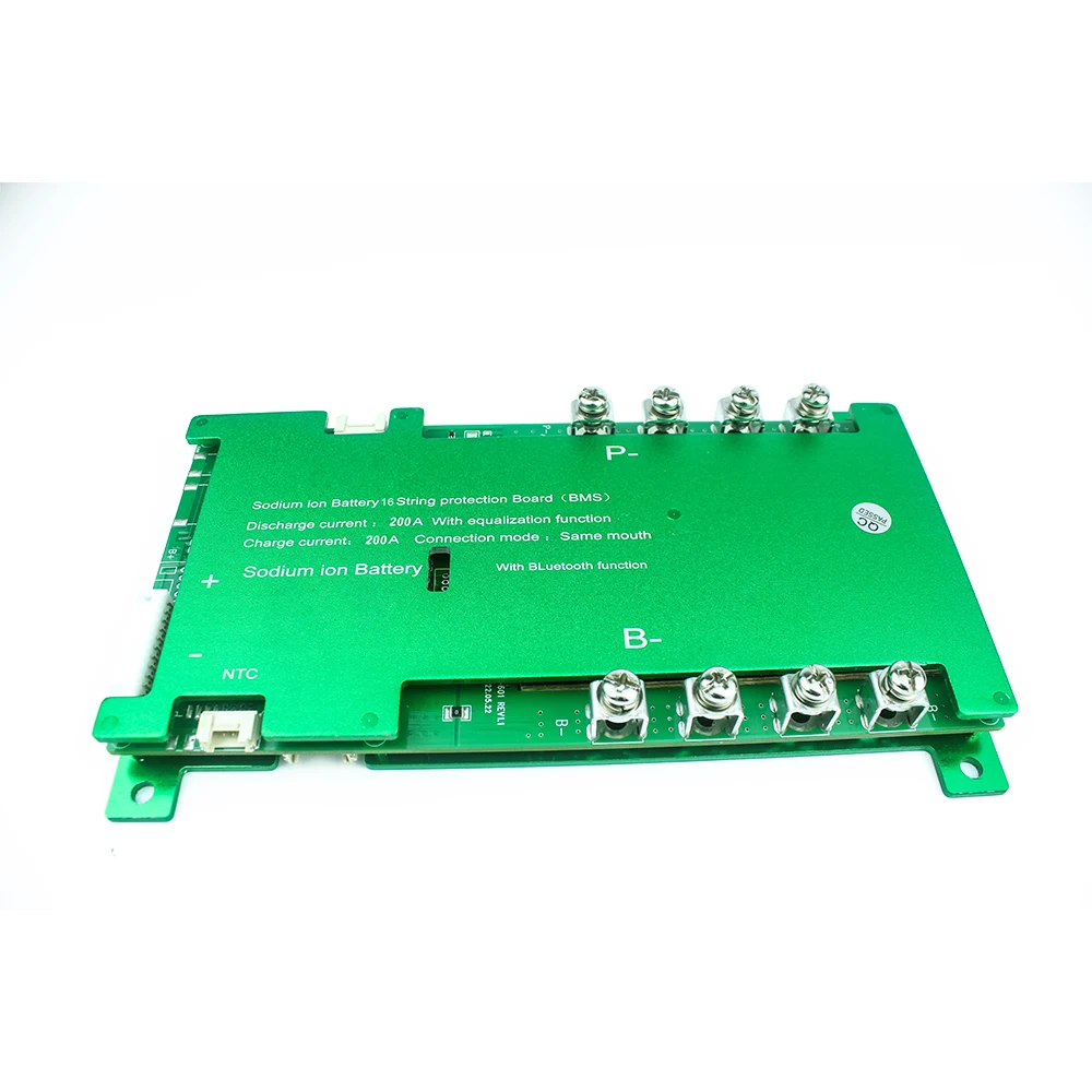 SIB BMS 3V NA-ion battery DIY 4S 8S 16S 12V 24V 48V 200A BMS for Sodium Battery protection board BMS with balanced