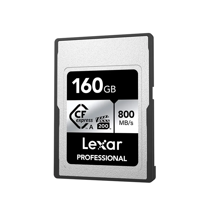 Lexar  Cfexpress Type A Memory Card VPG200 8K Read 800MB/s 160GB 320GB CFE A Card  SILVER Type A Card for Sony Cameras